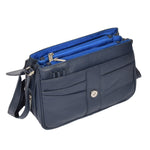 ladies leather bag with organiser pockets