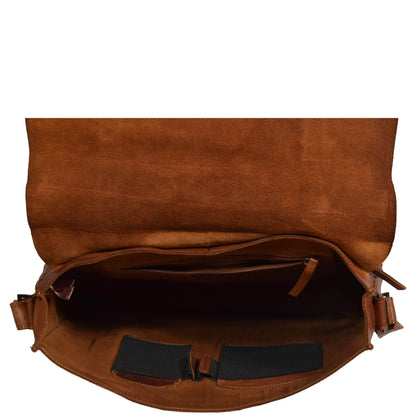 leather bag for mens with inside pockets