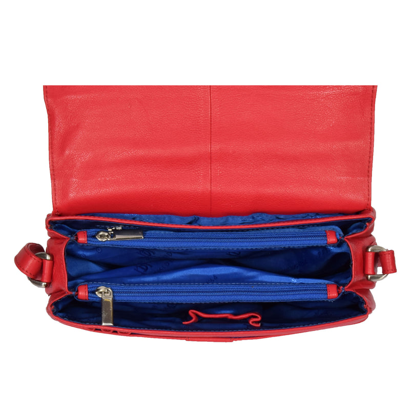 ladies bag with middle divider sections