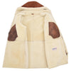 Mens Real Sheepskin Duffle Hooded Coat Vincent Whiskey 5