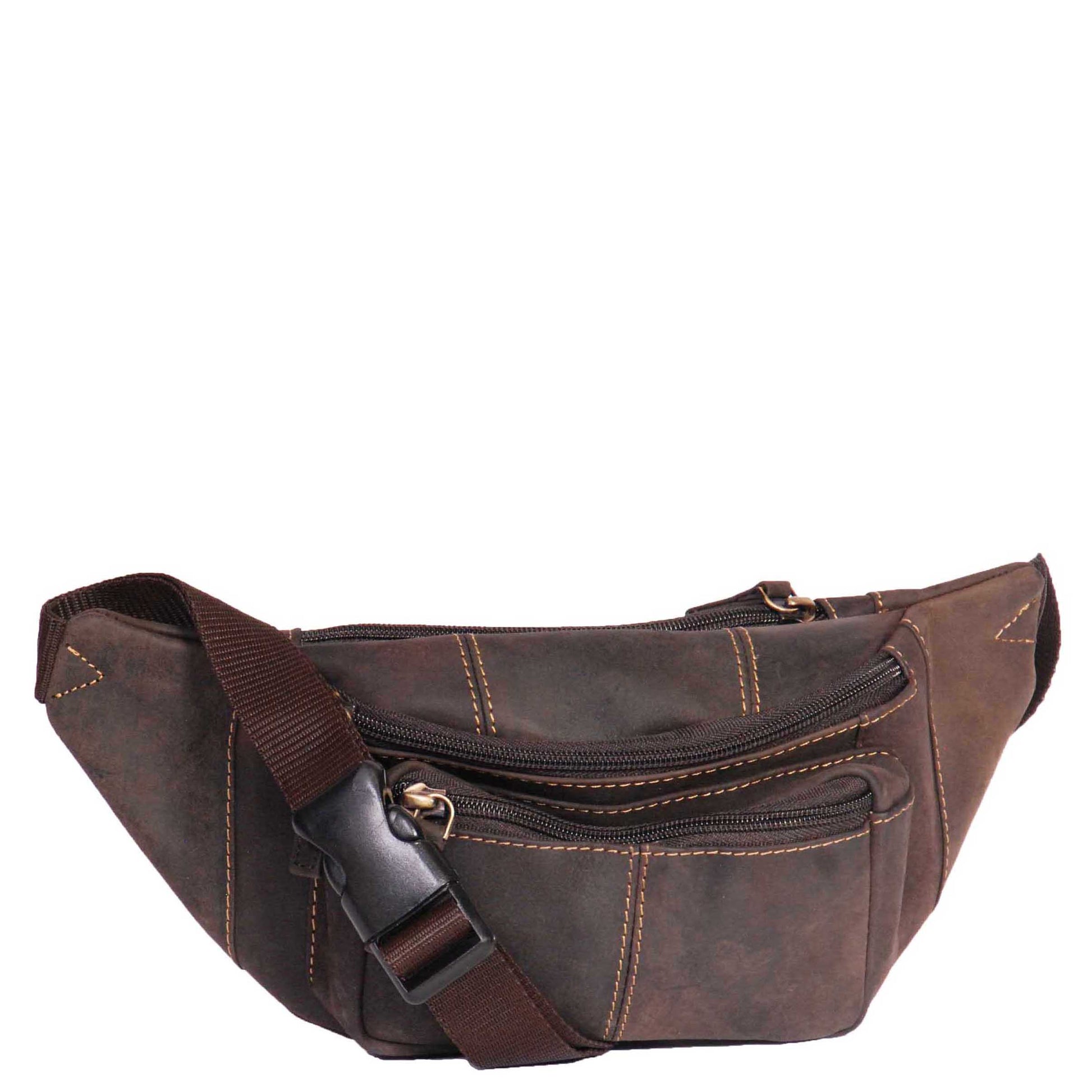 leather bum bag