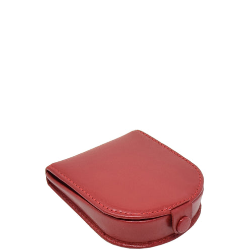 Horse Shoe Luxury Leather Coins Wallet HOL5RT Red