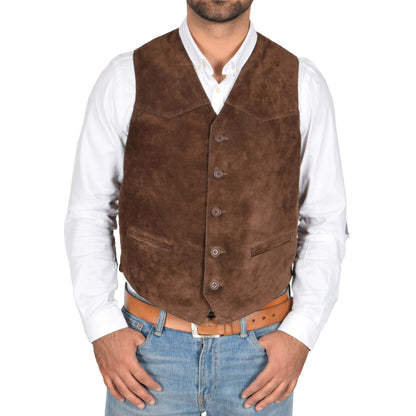 button fastening waistcoat for mens