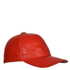 leather baseball cap