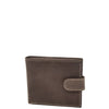 Mens Bifold Leather Notecase Wallet Pablo Brown 1