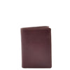 Mens Trifold Leather Credit Card Wallet Titus Brown 1