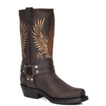 mens leather cowboy boots