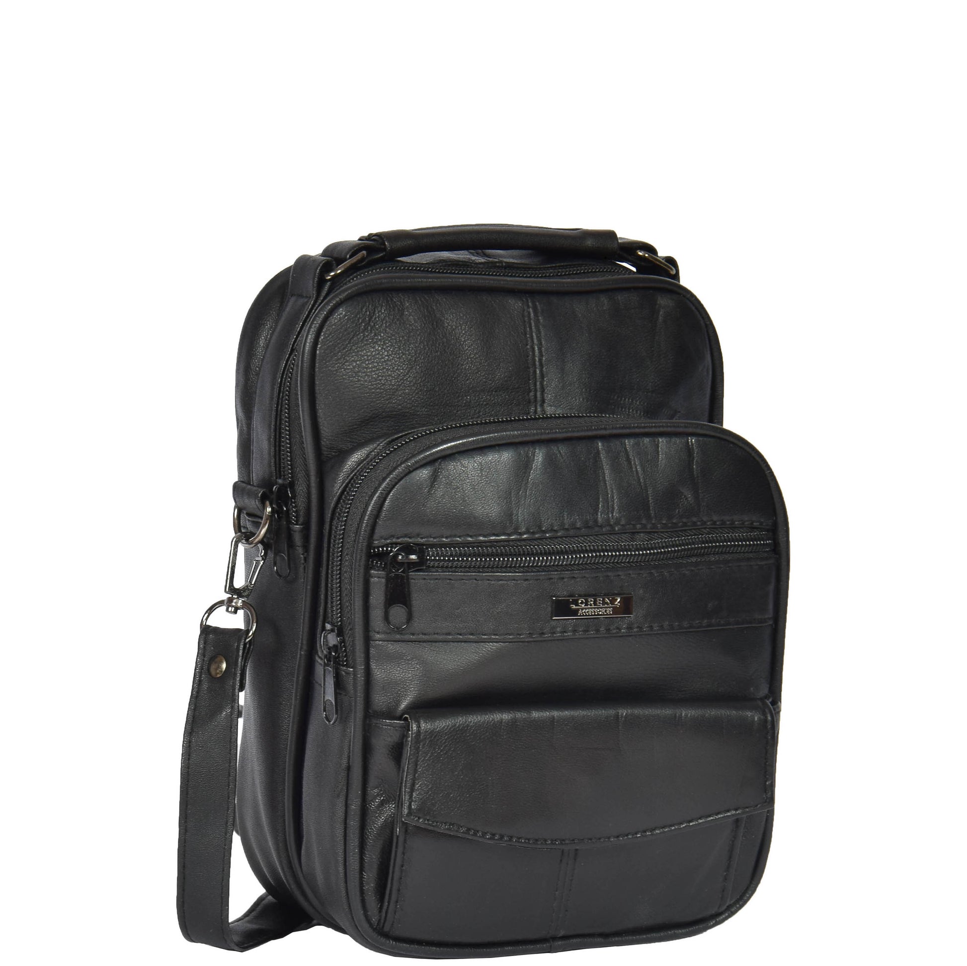 mens leather flight bag