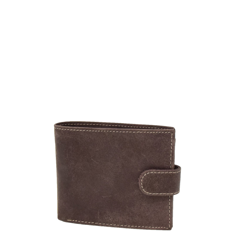 Mens Wallet with a Buckle Closure Hawking Brown 1
