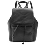 Real Leather Classic Travel Backpack HOL841 Black 2