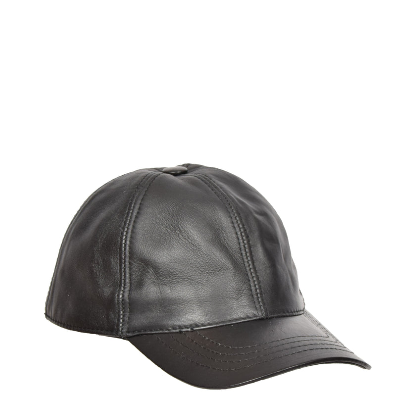 leather baseball hat