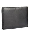 Luxury Leather Ring Binder Folio Case Braga Black 1