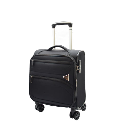 Ventex Black Cabin Size Overnighter Trolley Suitcase Bag - Buy Ventex Black  Cabin Size Overnighter Trolley Suitcase Bag Online at Low Price - Snapdeal