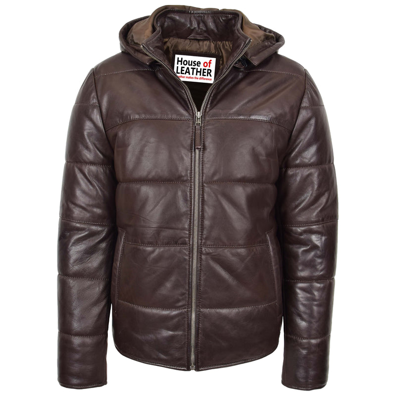 Leather Puffer Jackets (Leather Down Jackets) | Buffalo Jackson