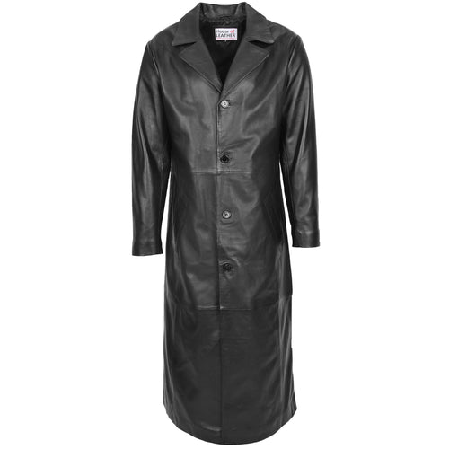 Mens Full Length Leather Coats – House of Leather