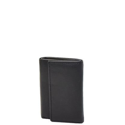 Trifold Leather Keys Wallet HL8711 Black 2