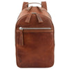 Large Classic Casual Leather Backpack Palermo Tan 2