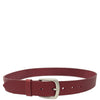 leather belt for mens with five adjustment holes