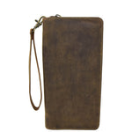 Vintage Leather Travel Documents Wallet Marlo Tan 1