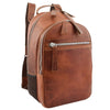 Large Classic Casual Leather Backpack Palermo Tan