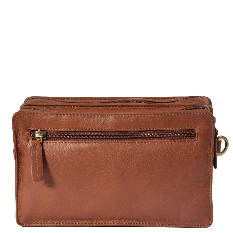 leather travel pouch