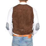 gents waistcoat with adjustable back strap