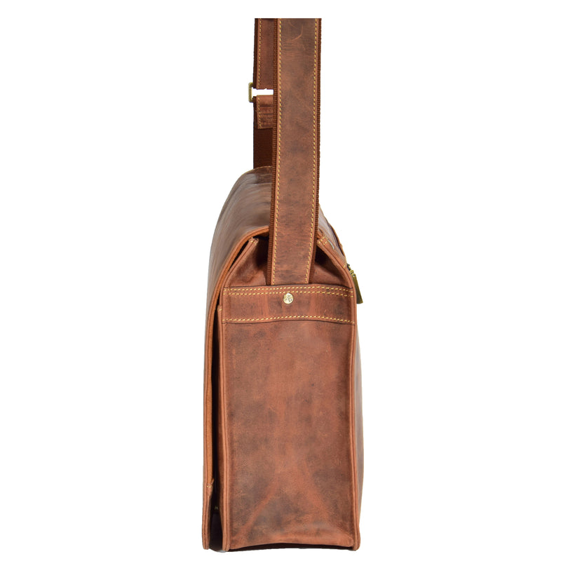 mens leather a4 size bag