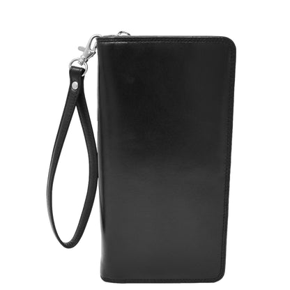 Exclusive Leather Passport Travel Wallet Hastings Black 1