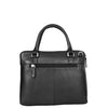 Womens Leather Small Tote Cross Body Bag Everly Black
