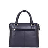 Womens Leather Small Tote Cross Body Bag Everly Navy