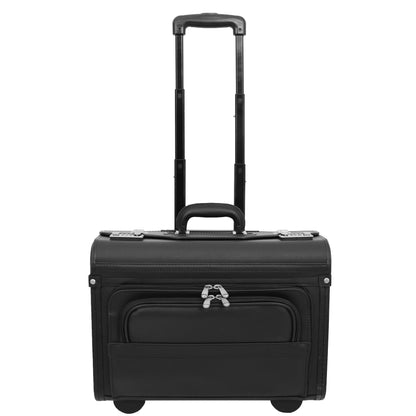 Pilot Case Wheeled Lockable Laptop Bag Aberdeen Black 2