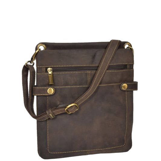 mens leather sling bag