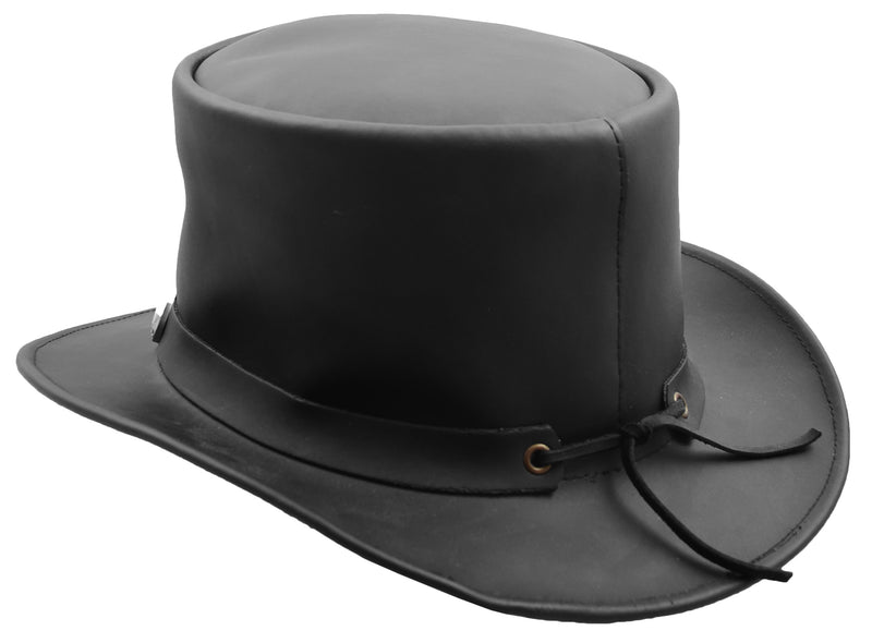 Real Leather Top Hat Buffalo Coins Band Hats HL0011 2