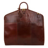Luxury Leather Slimline Garment Carrier Keswich Brandy 2