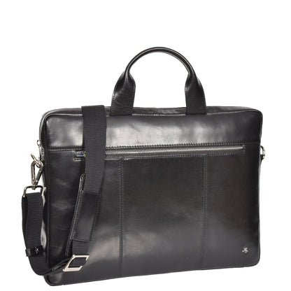 leather laptop briefcase