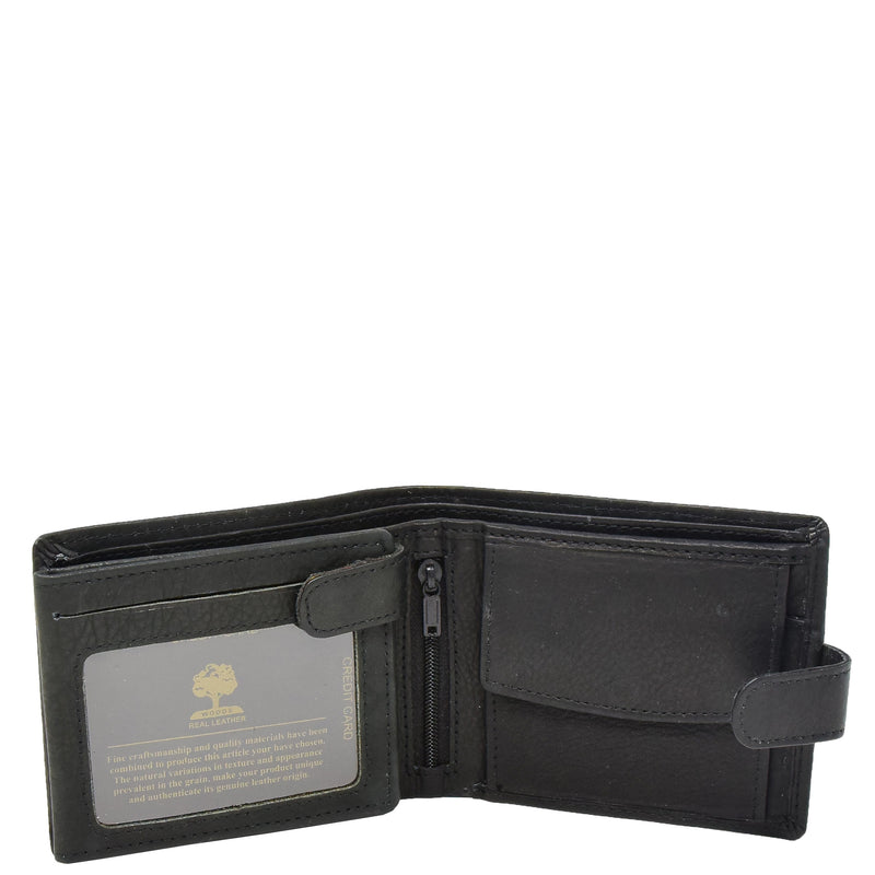 Mens Wallet with a Buckle Closure Hawking Black 3