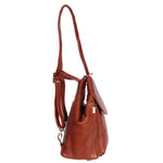ladies leather sports backpack