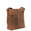 mens leather bag with a back zip pocket