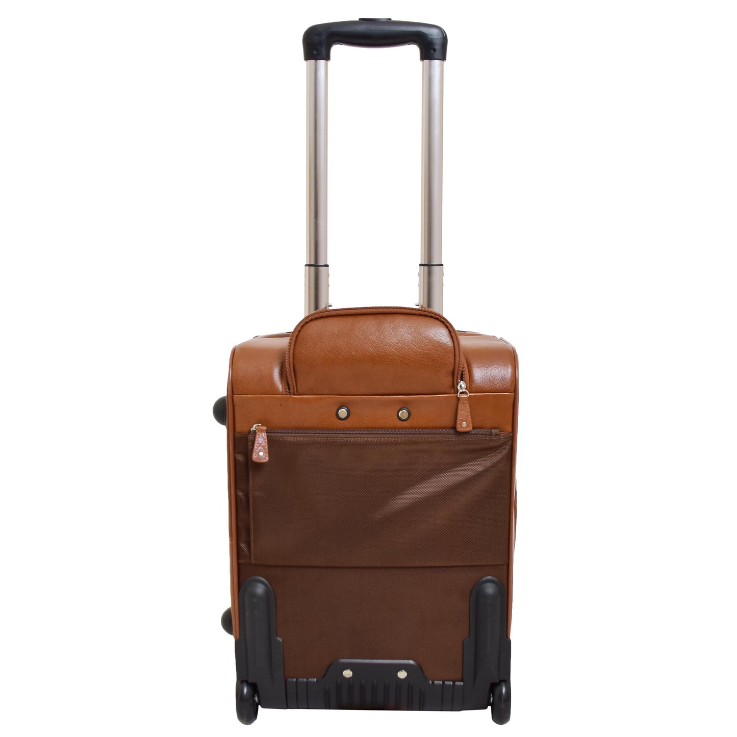 Exclusive Leather Cabin Size Suitcase Kingston Tan 2