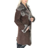 ladies 3/4 length sheepskin coat