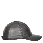 hats in black leather