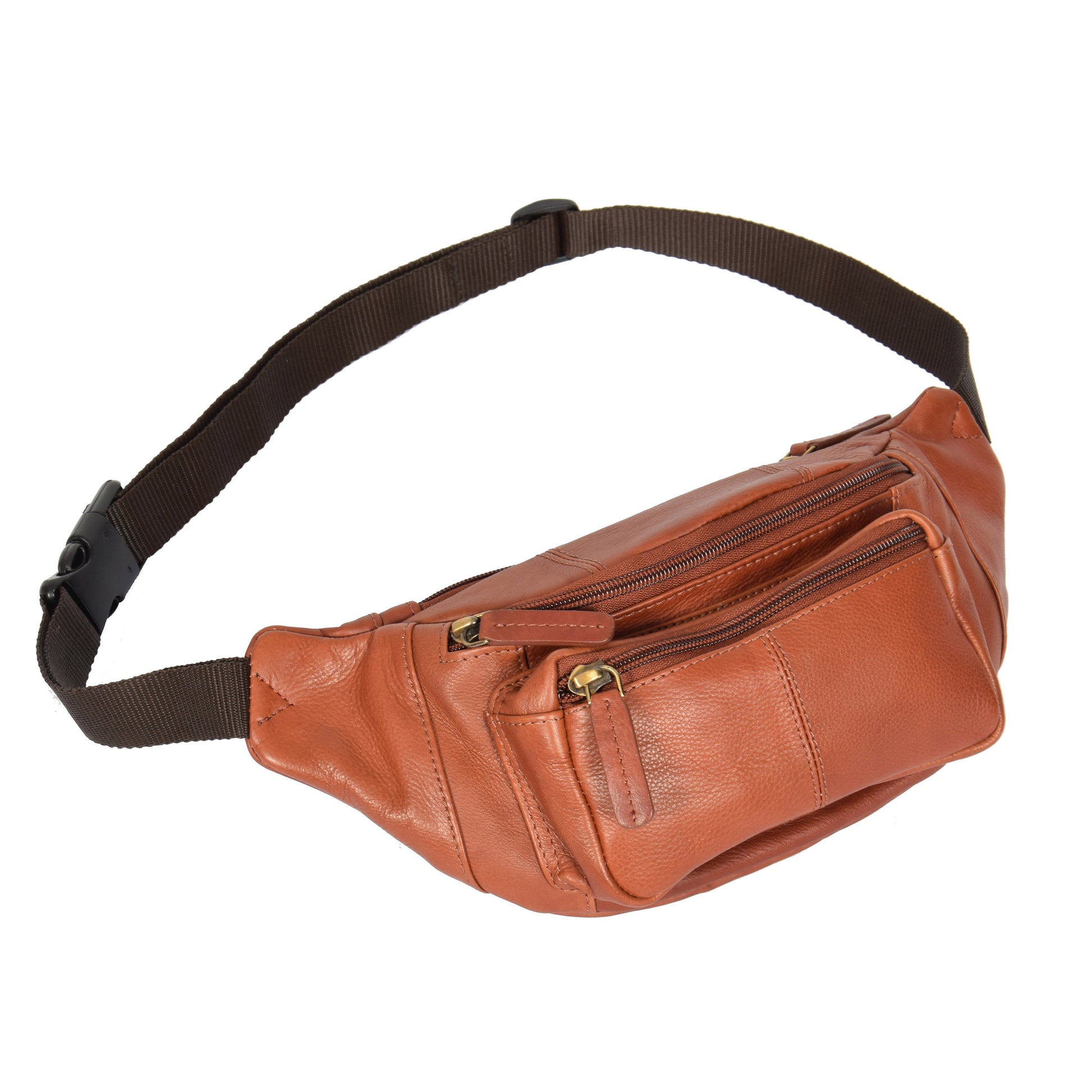 leather bum bag