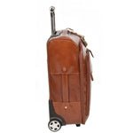 suitcase with side handle