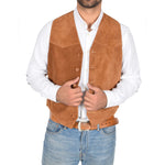 mens tradtional waistcoat with two front pockets