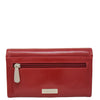 Womens Envelope Style Leather Purse Mary Red 3
