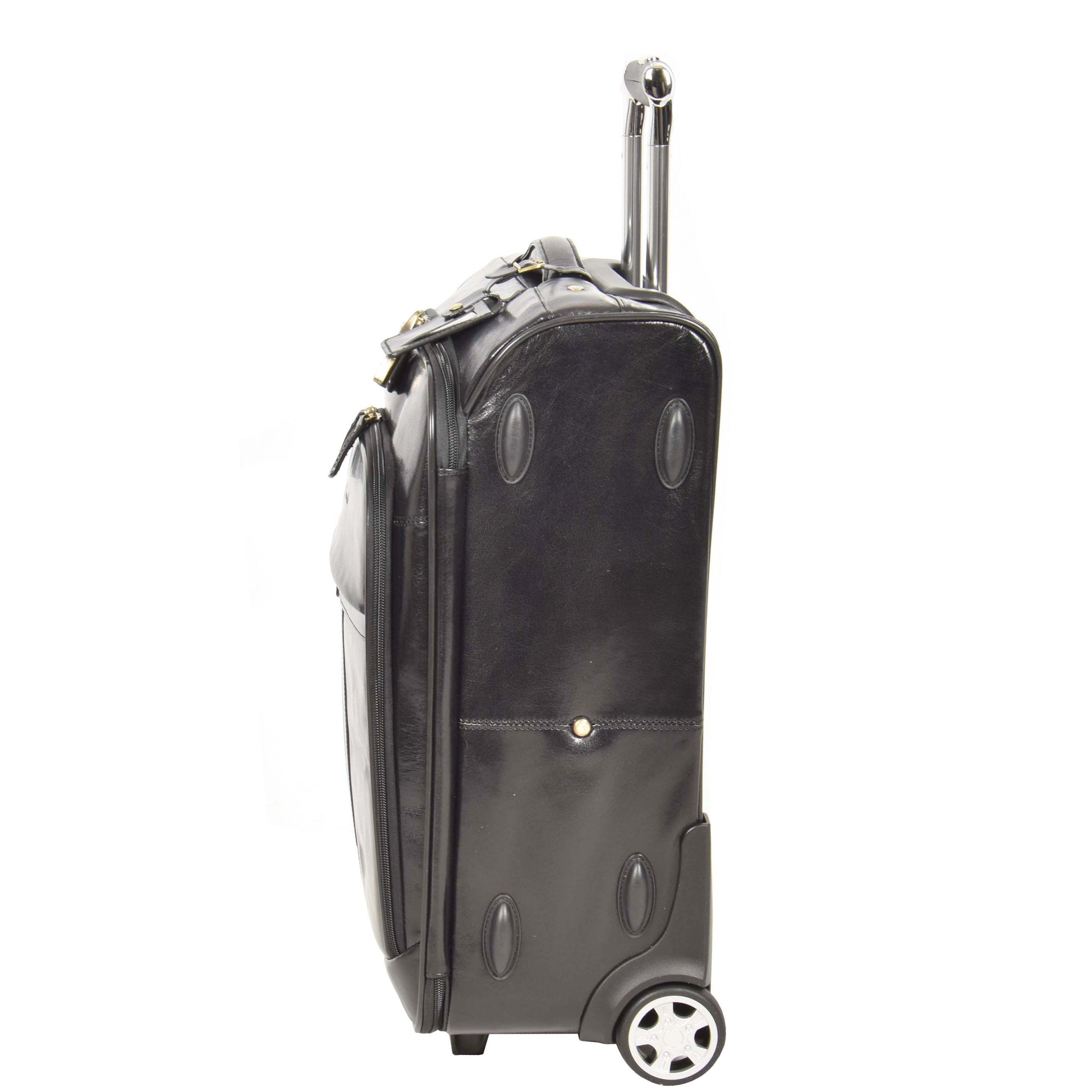 luggage with side protectors