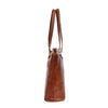 Womens Leather Classic Shopper Bag Sadie Tan 3