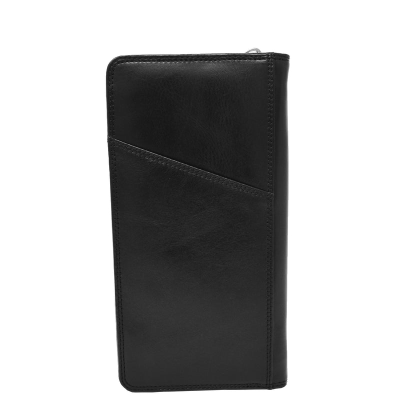 Exclusive Leather Passport Travel Wallet Hastings Black 3