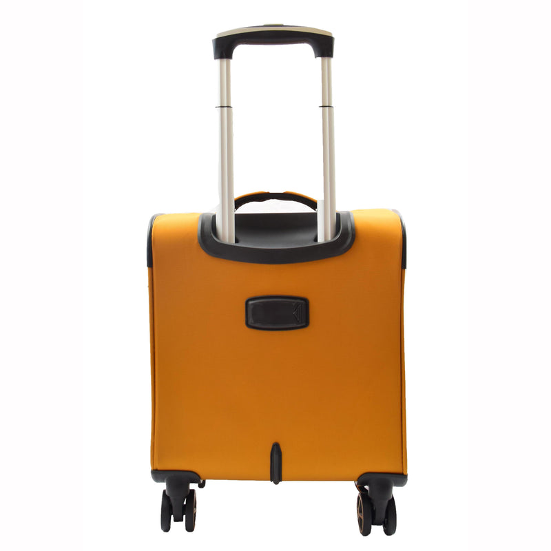 Expandable 8 Wheel Soft Luggage Japan Yellow 4