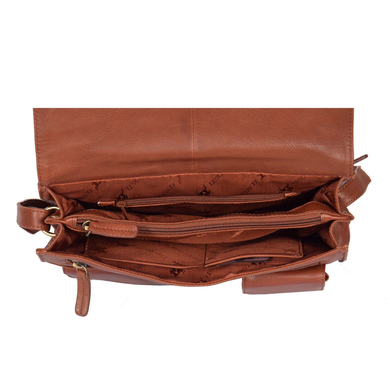 womens bag with a middle zip divider